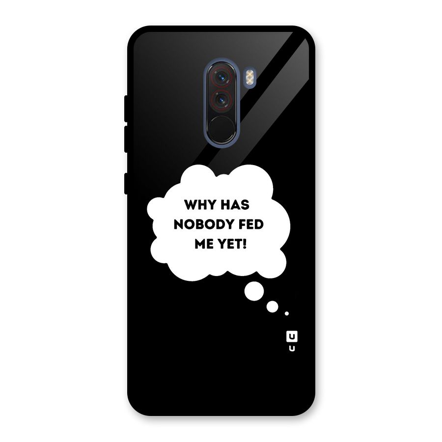 Why No Food Yet Glass Back Case for Poco F1