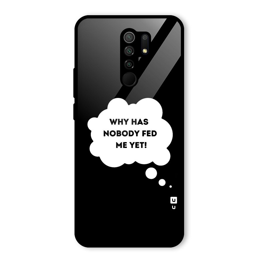 Why No Food Yet Glass Back Case for Redmi 9 Prime