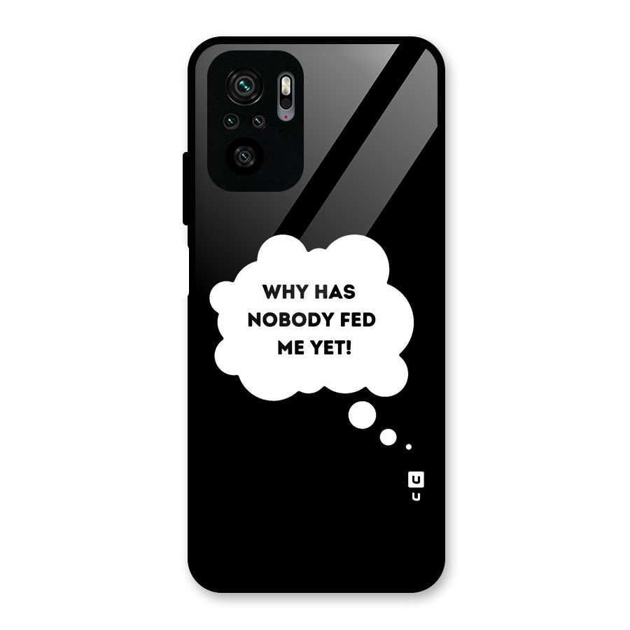 Why No Food Yet Glass Back Case for Redmi Note 10S