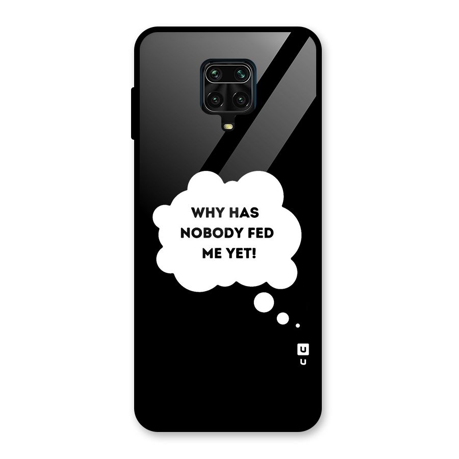 Why No Food Yet Glass Back Case for Redmi Note 9 Pro