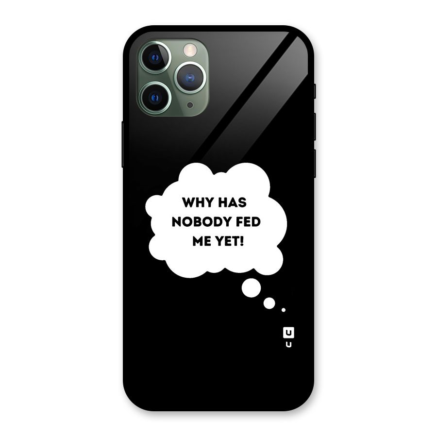 Why No Food Yet Glass Back Case for iPhone 11 Pro