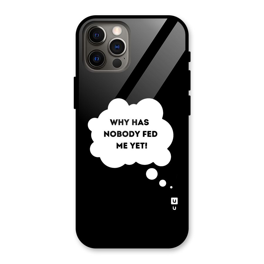 Why No Food Yet Glass Back Case for iPhone 12 Pro