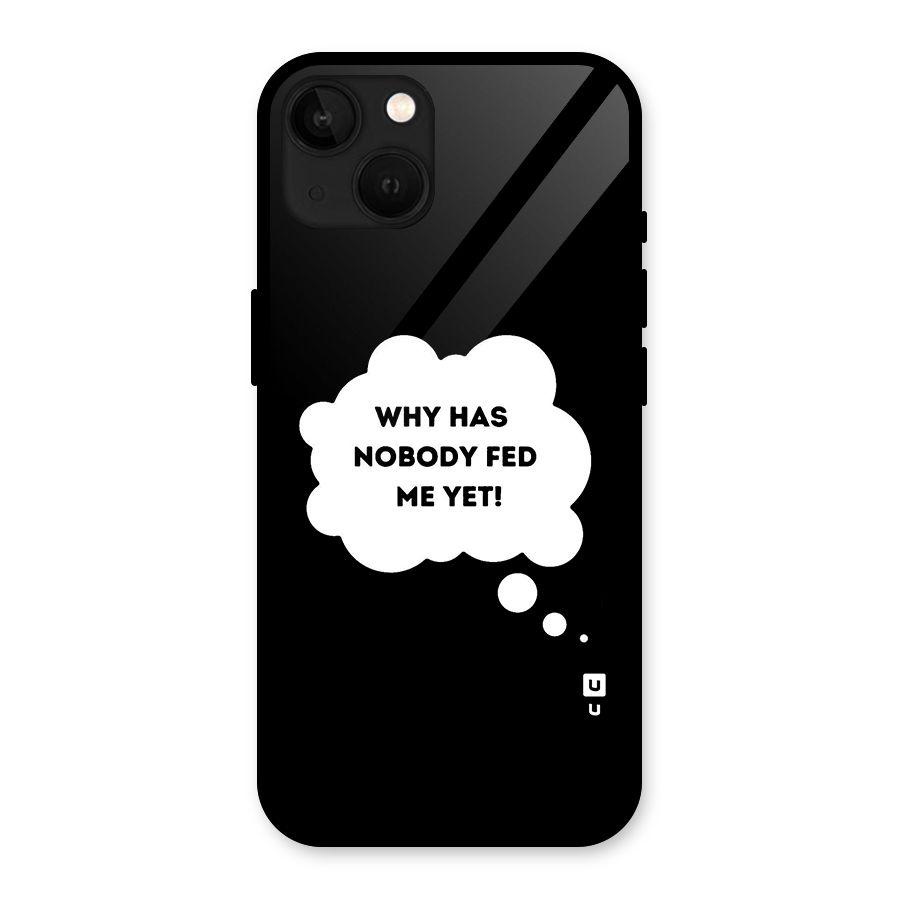 Why No Food Yet Glass Back Case for iPhone 13