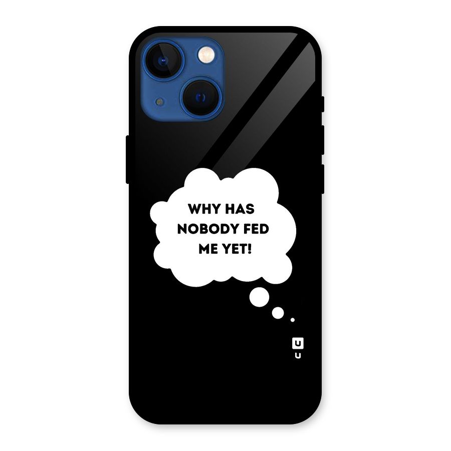 Why No Food Yet Glass Back Case for iPhone 13 Mini
