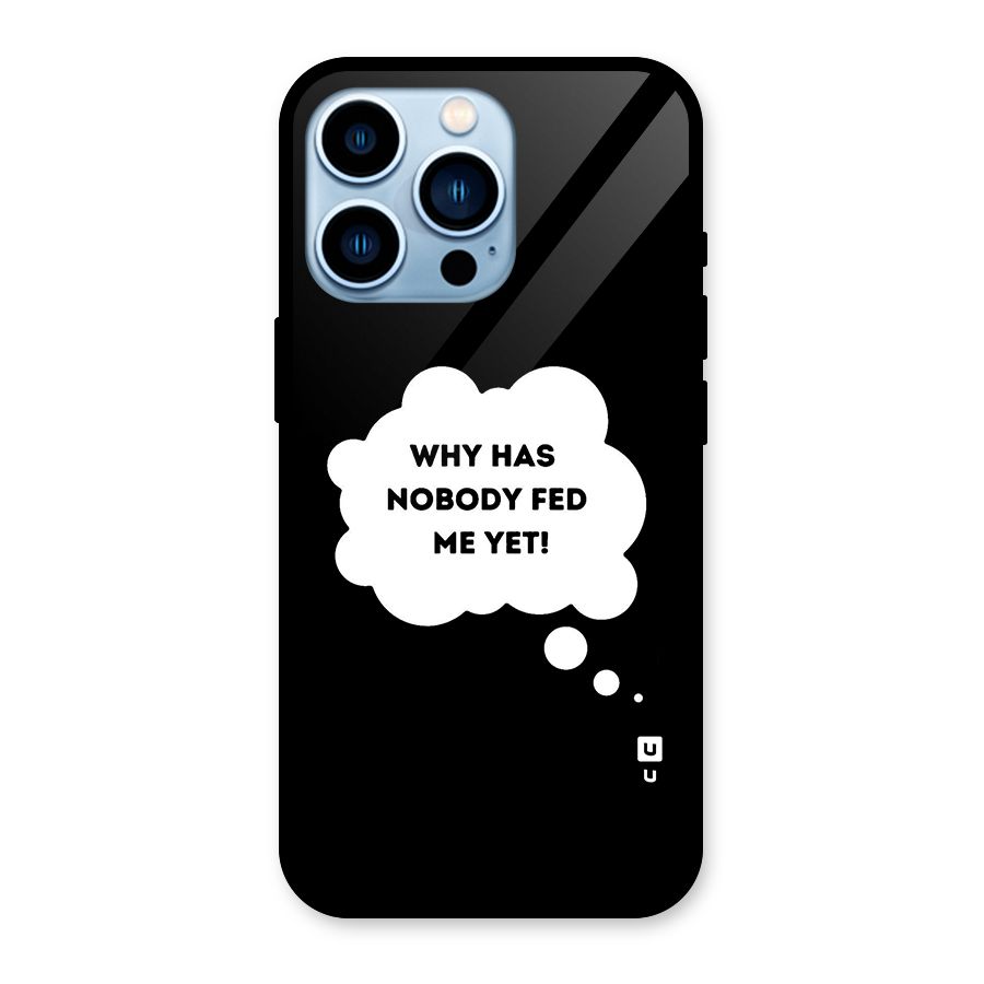 Why No Food Yet Glass Back Case for iPhone 13 Pro