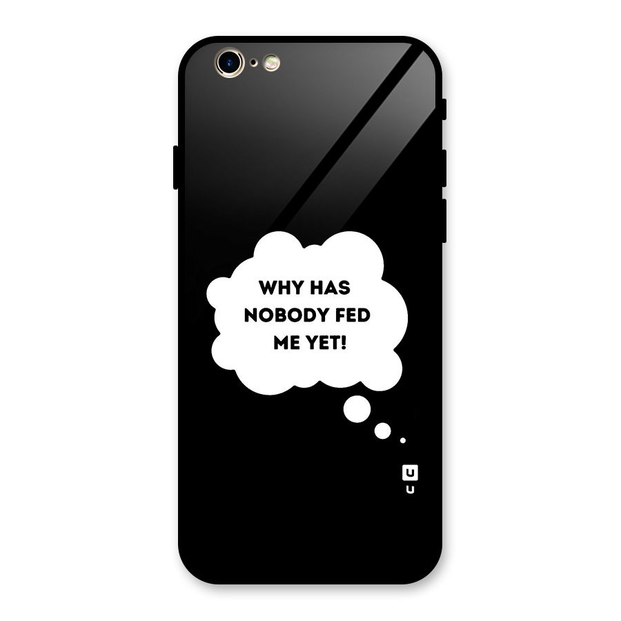 Why No Food Yet Glass Back Case for iPhone 6 6S
