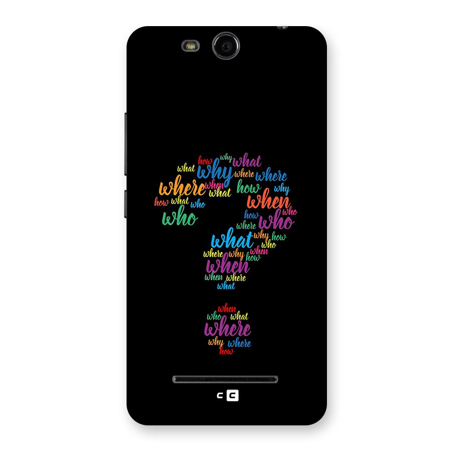 Why When Where How Back Case for Canvas Juice 3 Q392