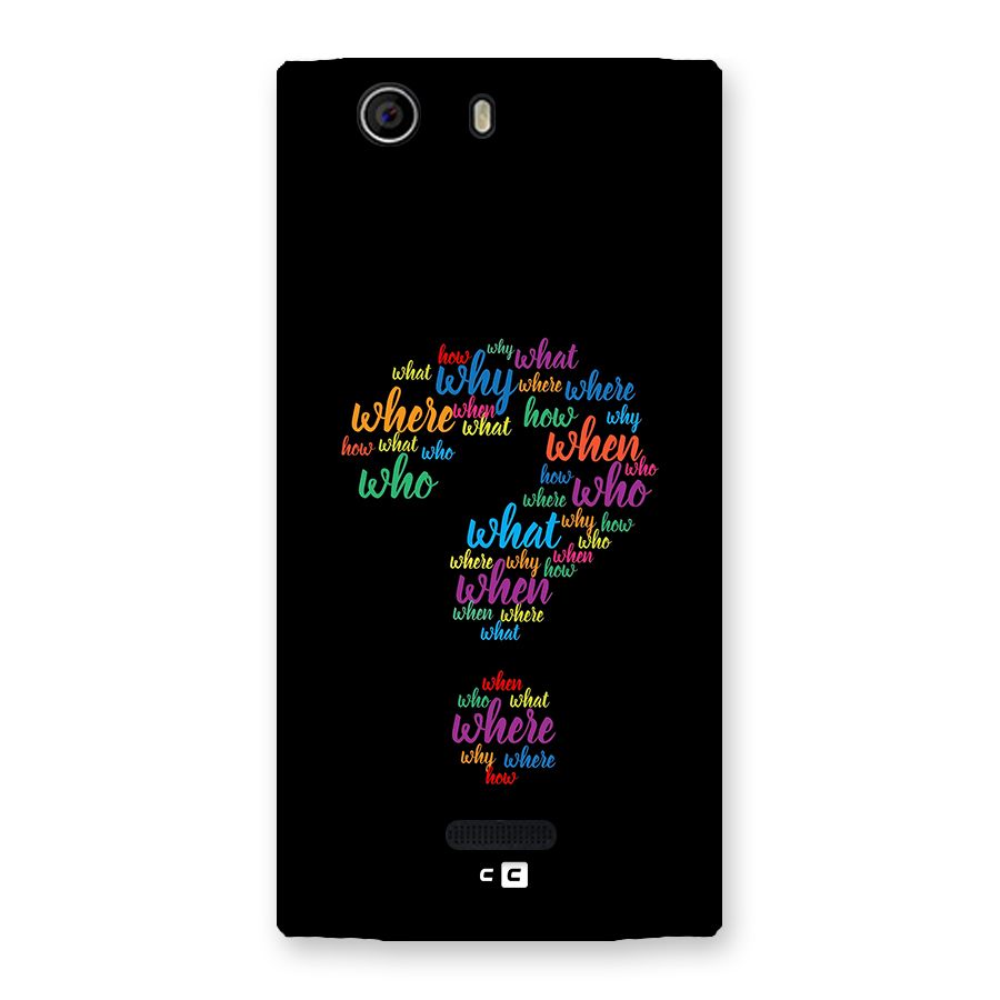 Why When Where How Back Case for Canvas Nitro 2 E311