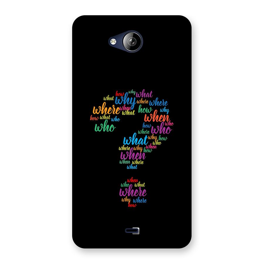 Why When Where How Back Case for Canvas Play Q355