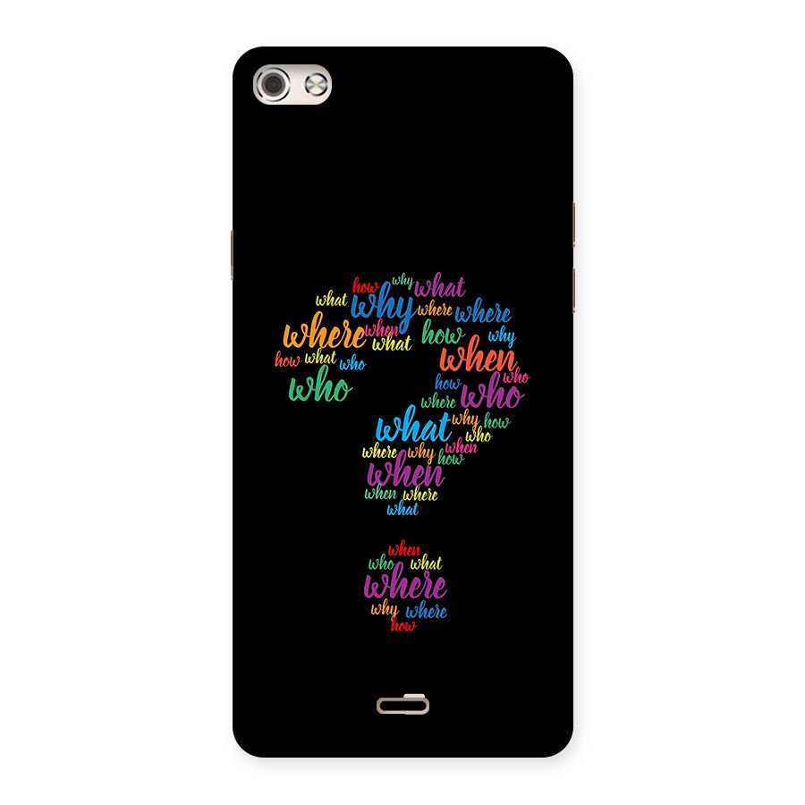 Why When Where How Back Case for Canvas Silver 5