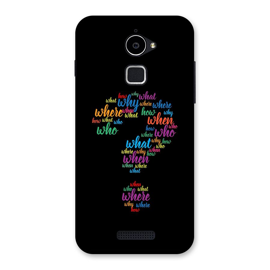 Why When Where How Back Case for Coolpad Note 3 Lite