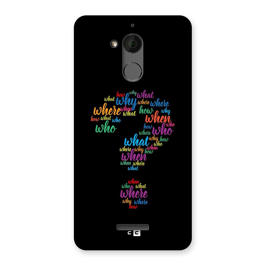 Why When Where How Back Case for Coolpad Note 5