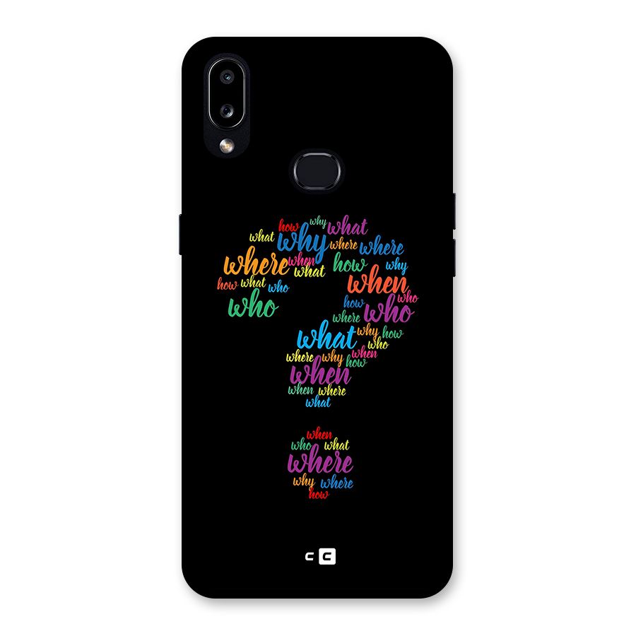 Why When Where How Back Case for Galaxy A10s