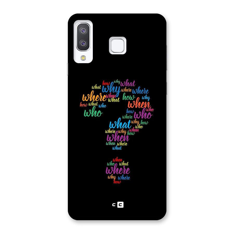 Why When Where How Back Case for Galaxy A8 Star