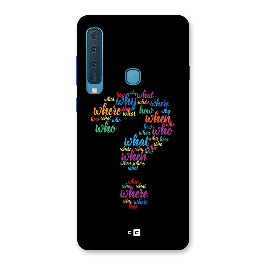 Why When Where How Back Case for Galaxy A9 (2018)