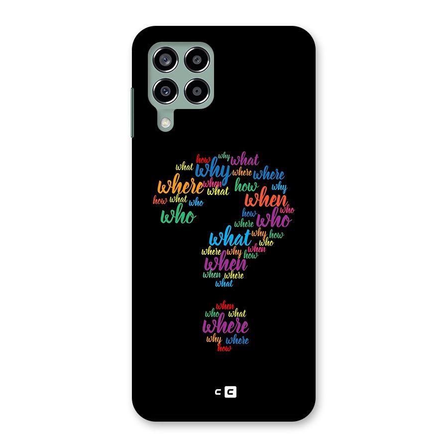 Why When Where How Back Case for Galaxy M33