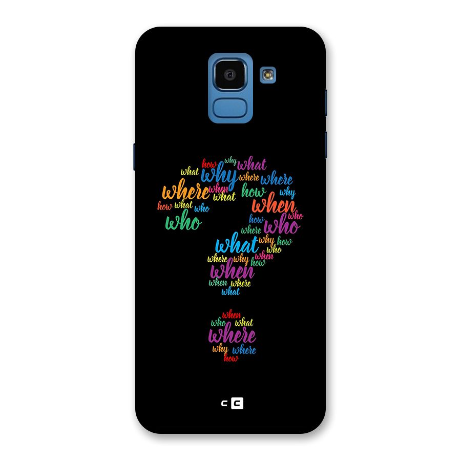 Why When Where How Back Case for Galaxy On6