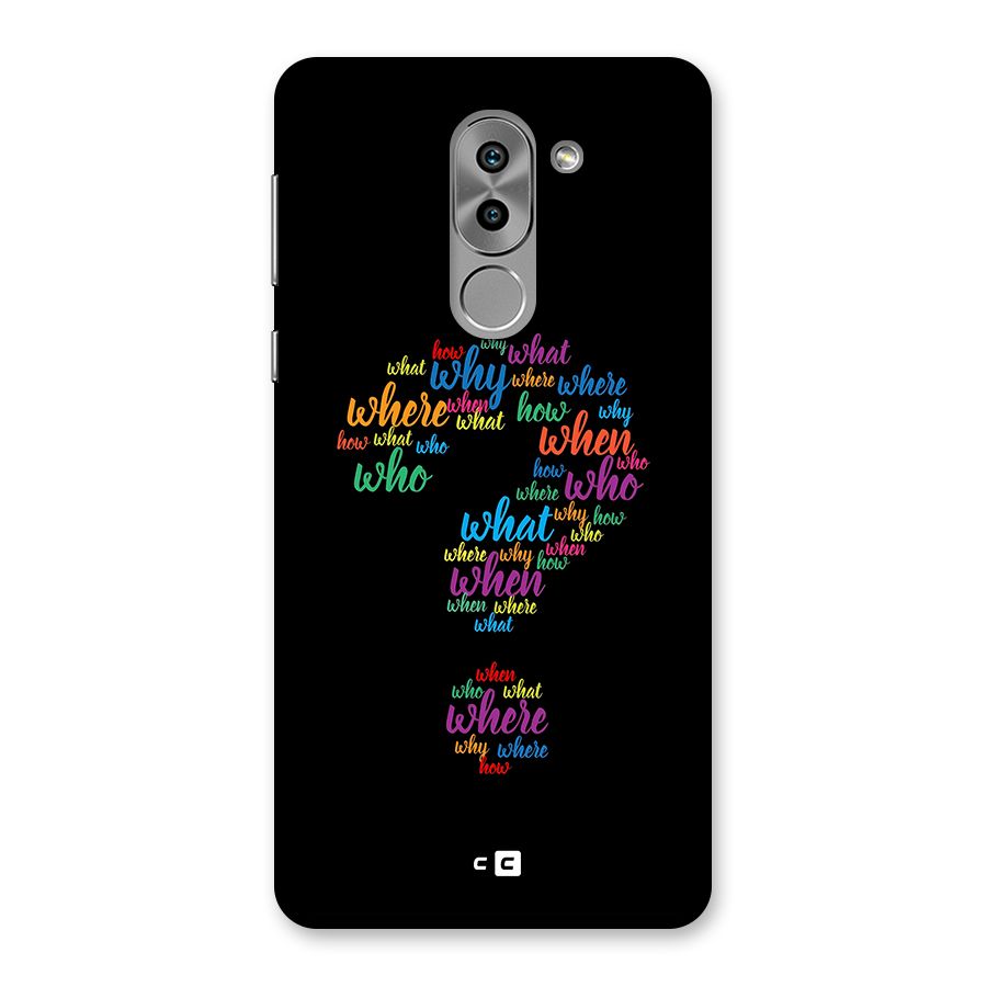 Why When Where How Back Case for Honor 6X