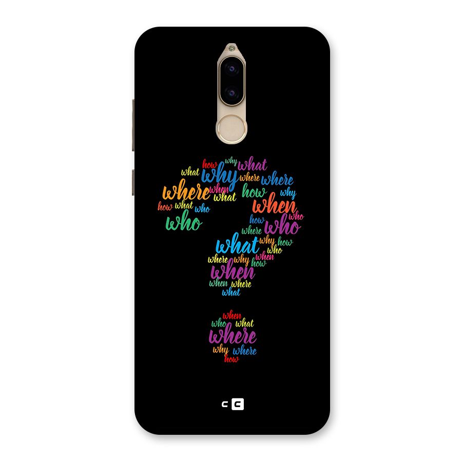 Why When Where How Back Case for Honor 9i