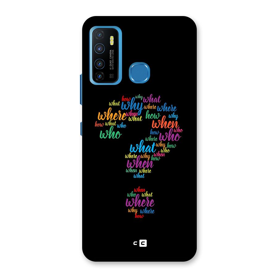 Why When Where How Back Case for Infinix Hot 9
