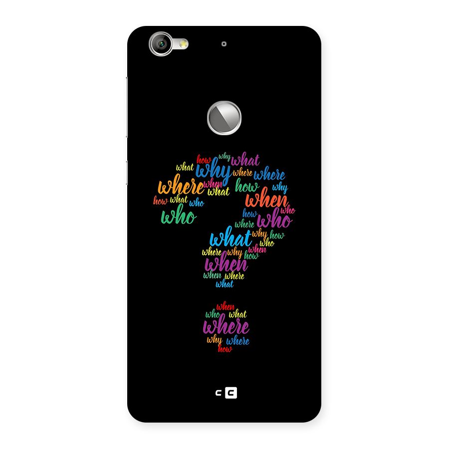 Why When Where How Back Case for Le 1S
