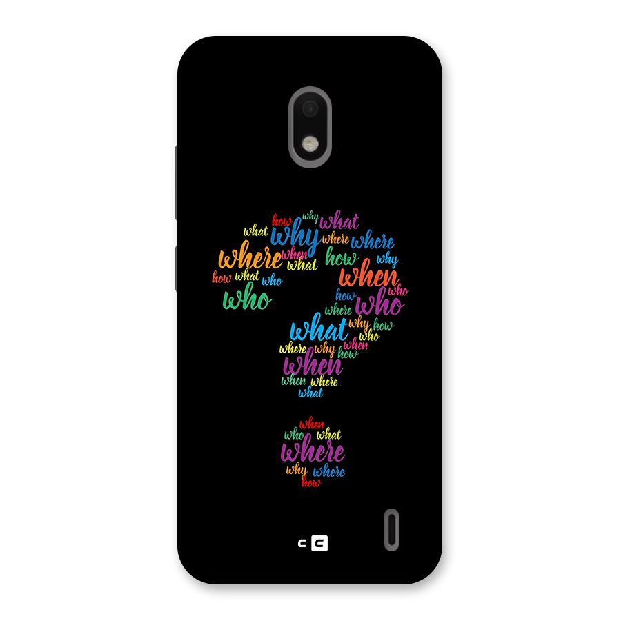 Why When Where How Back Case for Nokia 2.2