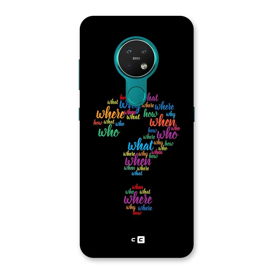 Why When Where How Back Case for Nokia 7.2