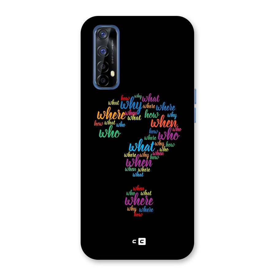 Why When Where How Back Case for Realme 7