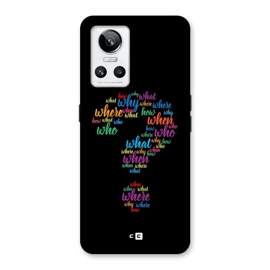 Why When Where How Back Case for Realme GT Neo 3