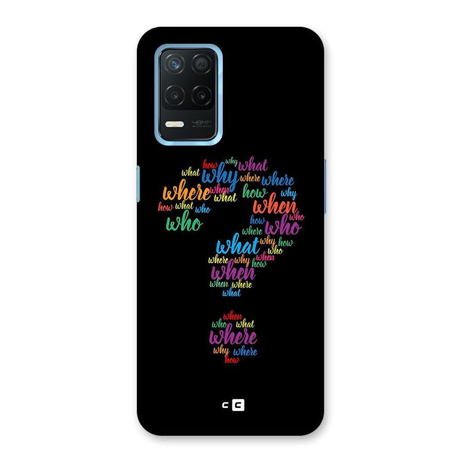 Why When Where How Back Case for Realme Narzo 30 5G