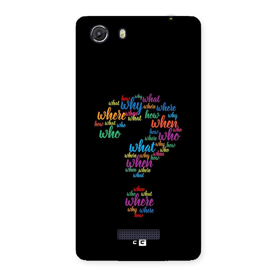 Why When Where How Back Case for Unite 3