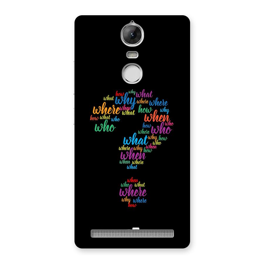 Why When Where How Back Case for Vibe K5 Note