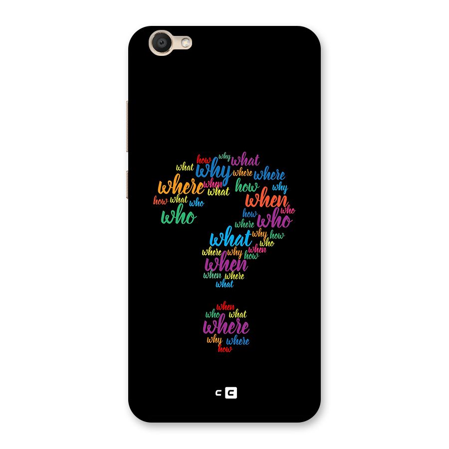 Why When Where How Back Case for Vivo V5