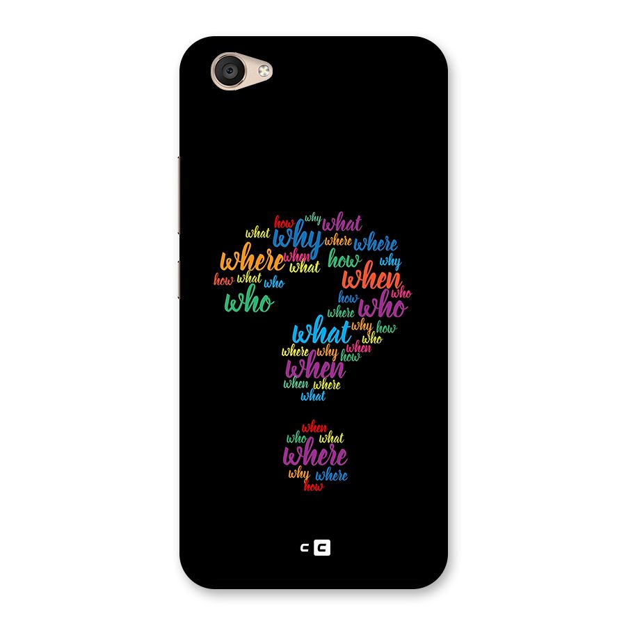 Why When Where How Back Case for Vivo V5 Plus