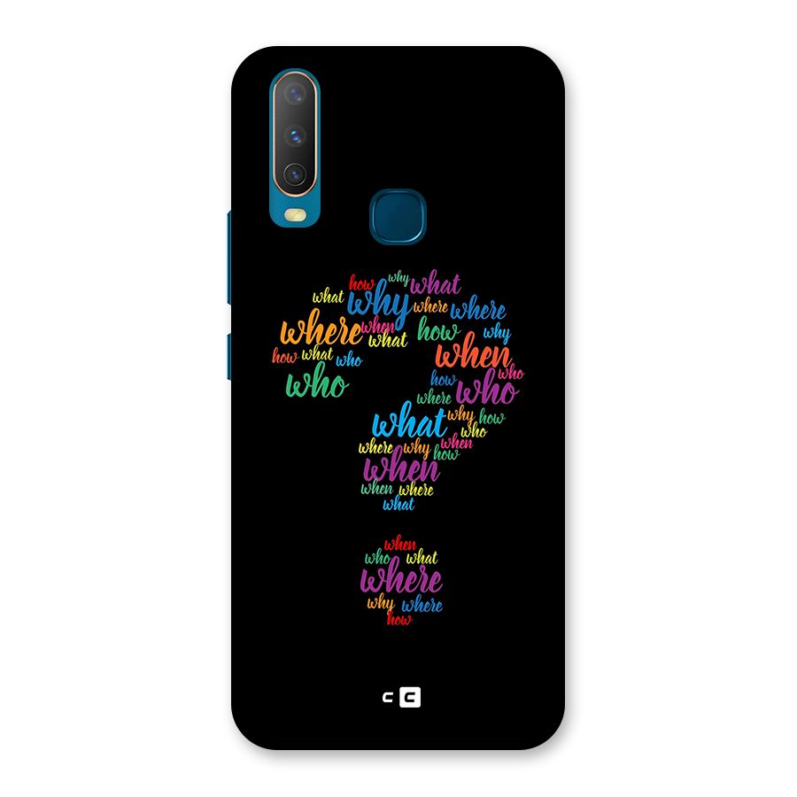 Why When Where How Back Case for Vivo Y11