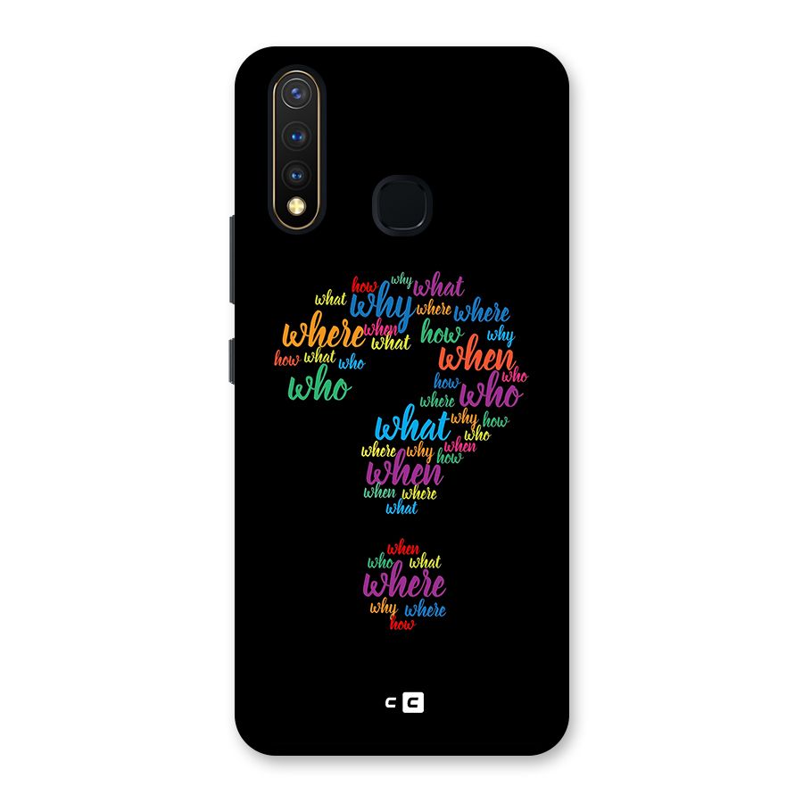 Why When Where How Back Case for Vivo Y19