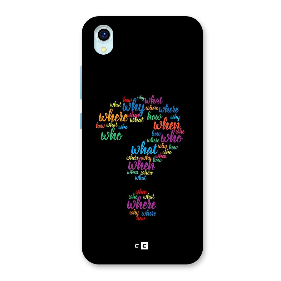 Why When Where How Back Case for Vivo Y1s