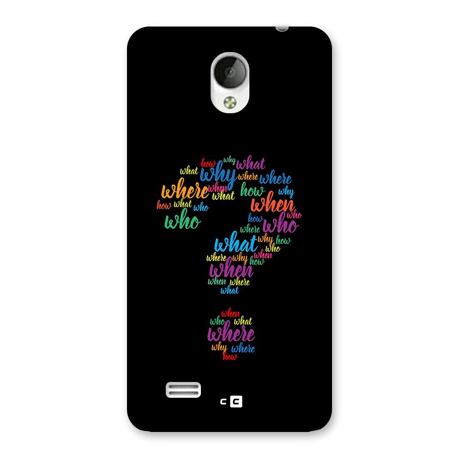 Why When Where How Back Case for Vivo Y21