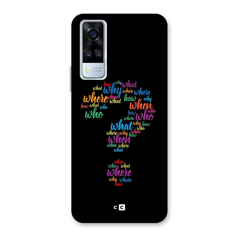Why When Where How Back Case for Vivo Y31