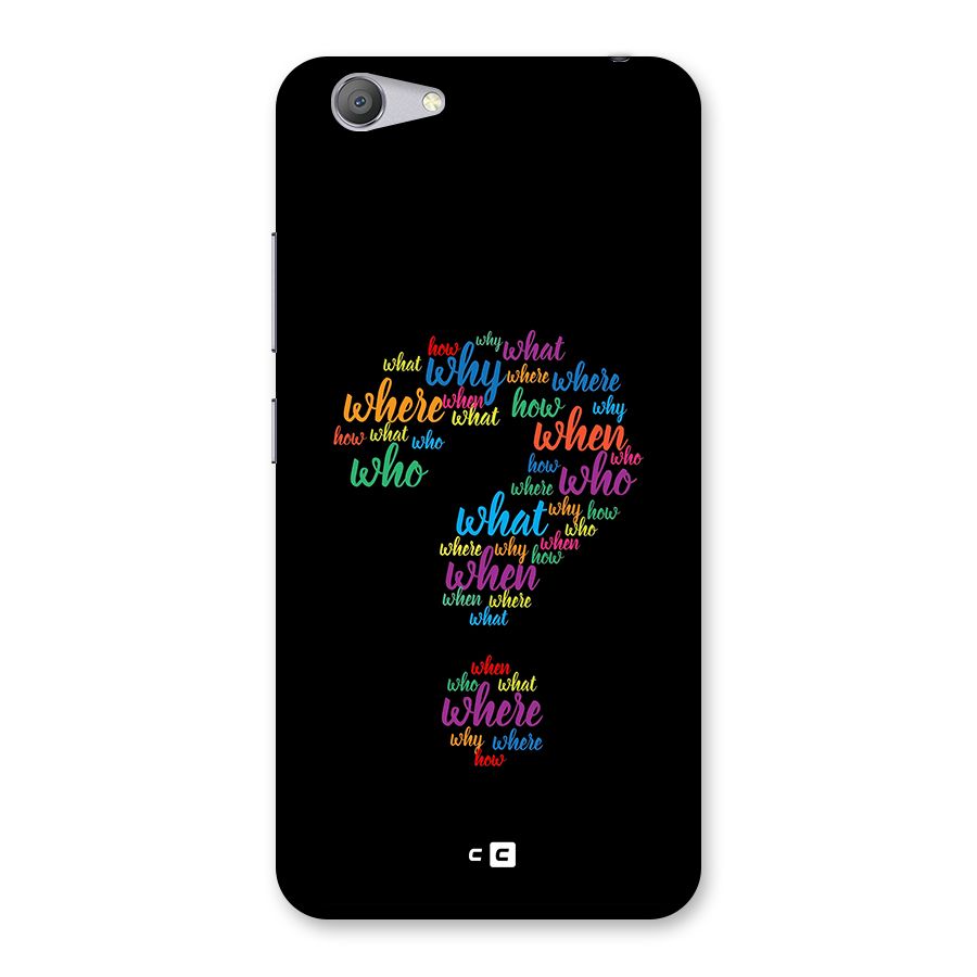 Why When Where How Back Case for Vivo Y53