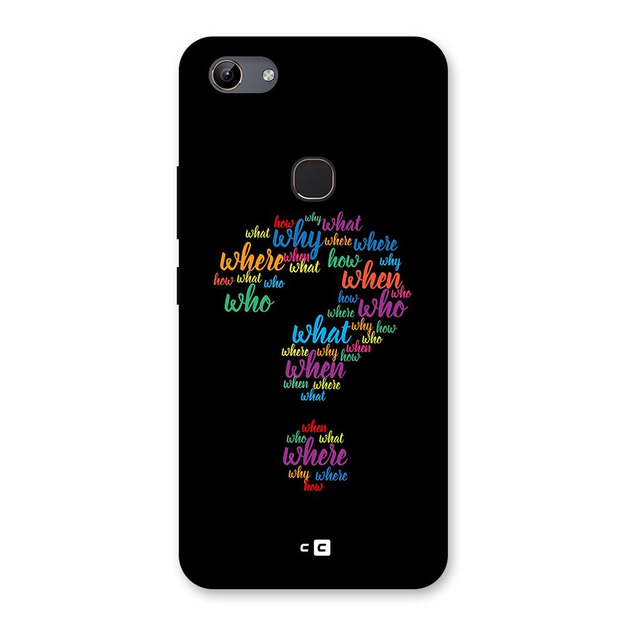 Why When Where How Back Case for Vivo Y81