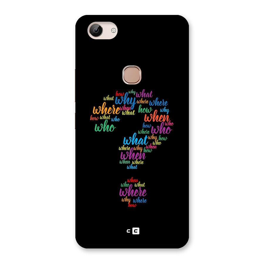Why When Where How Back Case for Vivo Y83