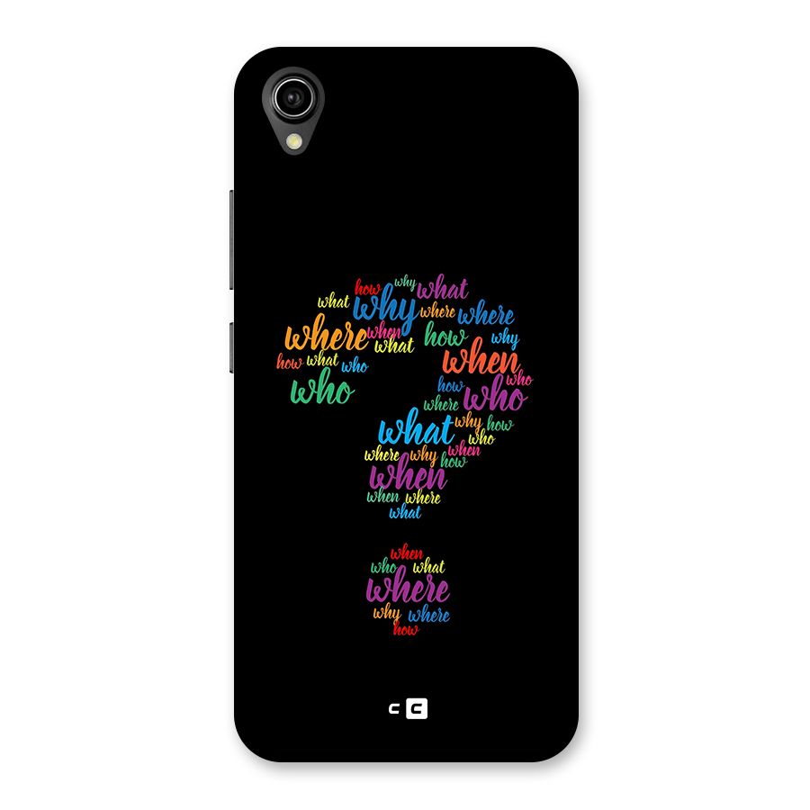 Why When Where How Back Case for Vivo Y90