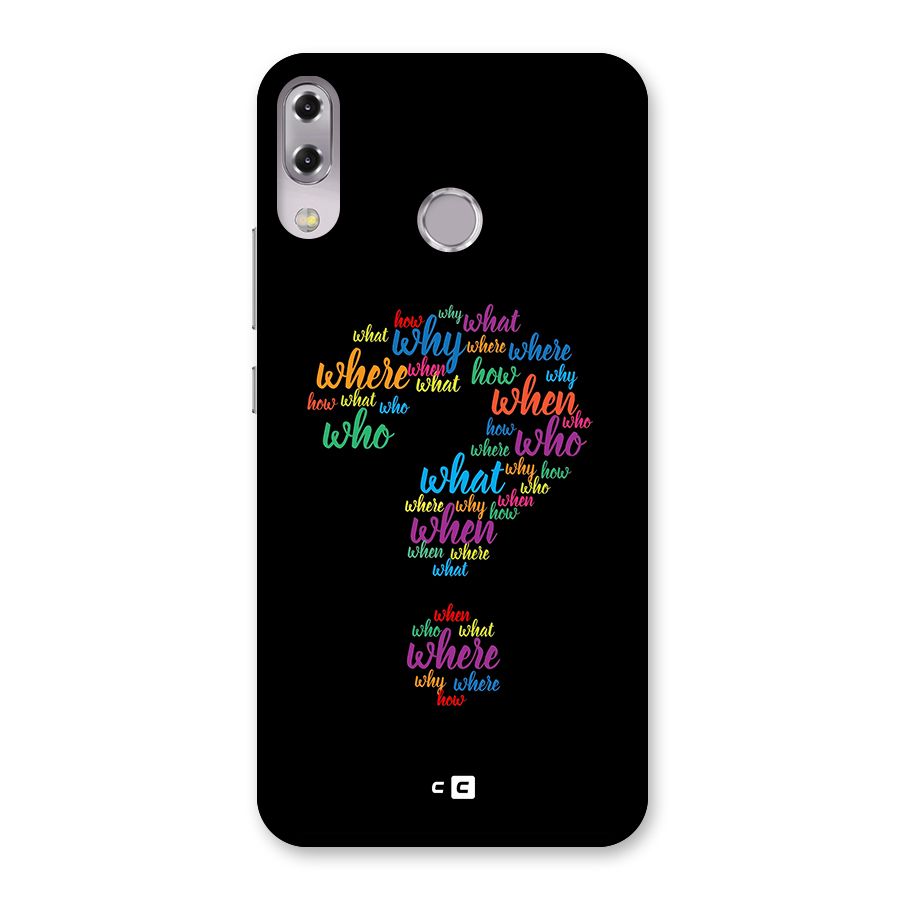 Why When Where How Back Case for Zenfone 5Z