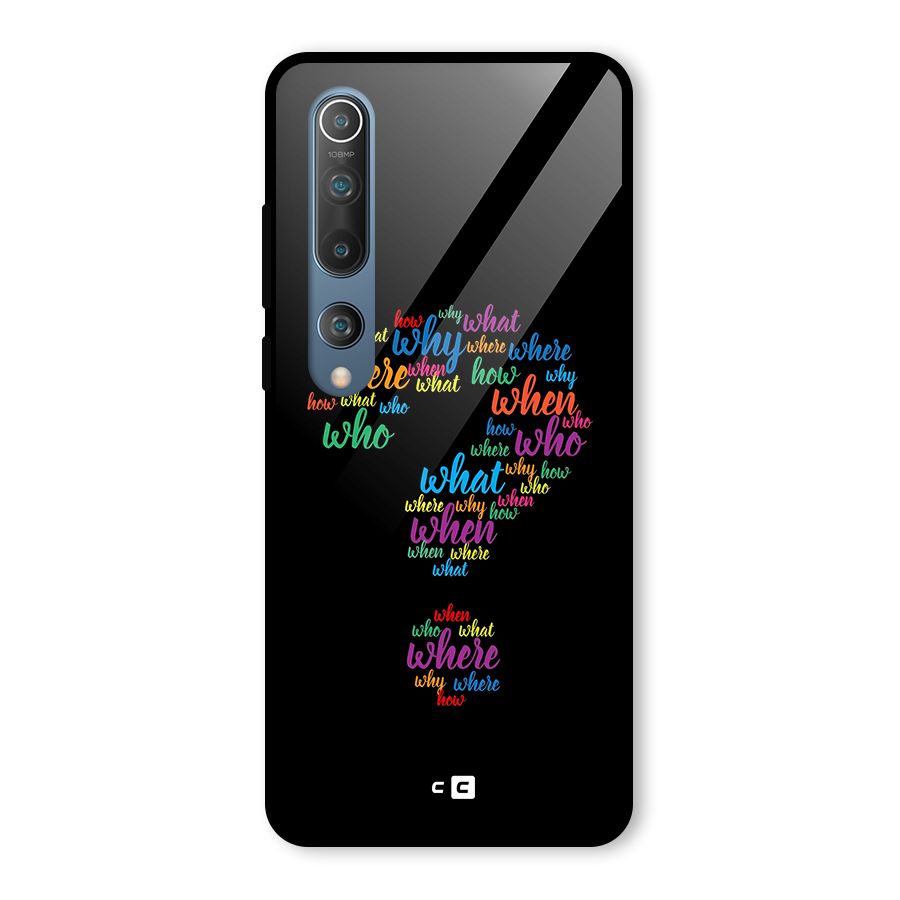 Why When Where How Glass Back Case for Mi 10