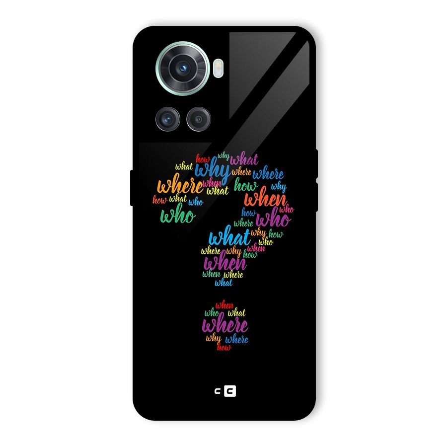 Why When Where How Glass Back Case for OnePlus 10R