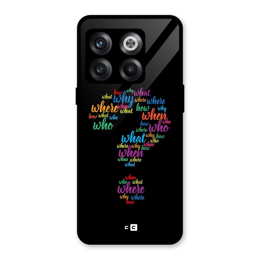 Why When Where How Glass Back Case for OnePlus 10T
