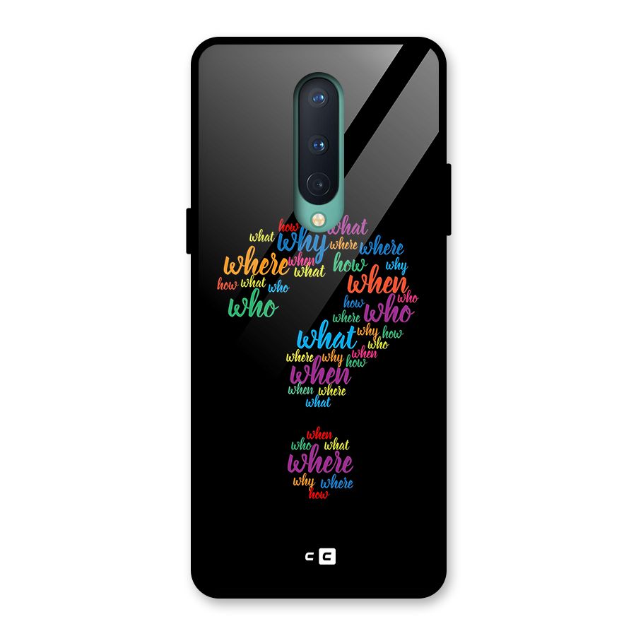 Why When Where How Glass Back Case for OnePlus 8