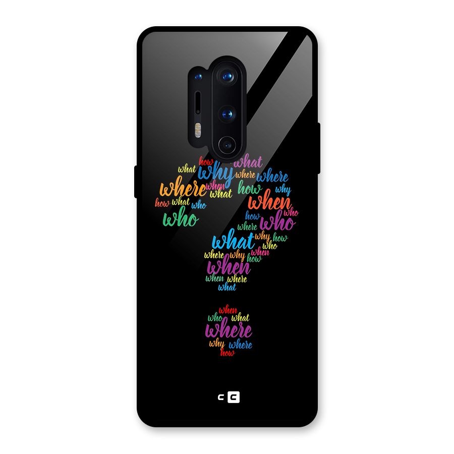 Why When Where How Glass Back Case for OnePlus 8 Pro