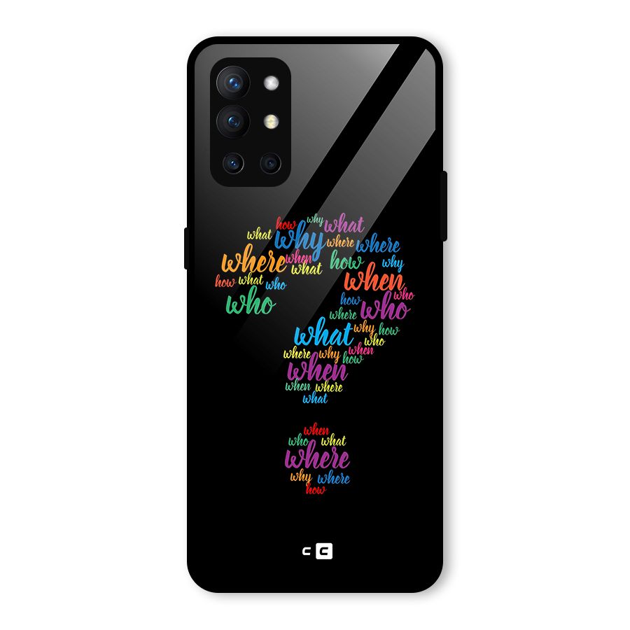 Why When Where How Glass Back Case for OnePlus 9R